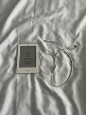 White Kobo Rakuten Touch E-Reader Tablet With 6" Display 