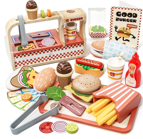 Lehoo castle wooden play food - castle,