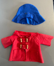 Original Vintage Gabrielle Designs Red Coat & Blue Hat for 14” Paddington Bear