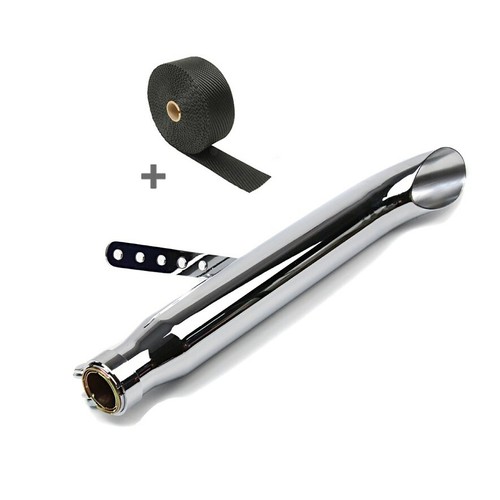 Exhaust muffler wrap - muffler, +