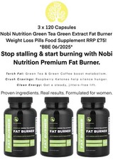 3x Nobi Green Tea Fat Burner