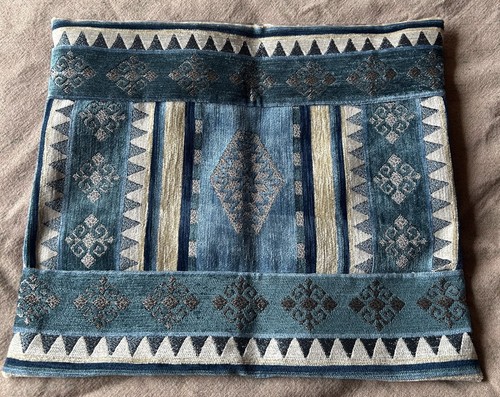 Blue silver turkish kilim - blue, &