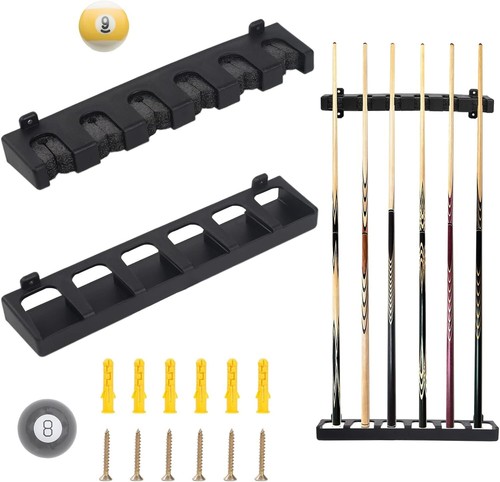 Pool cue holder wall mounted - pool,