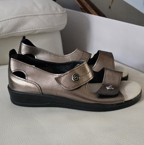 Pavers metallic pewter leather - pavers,