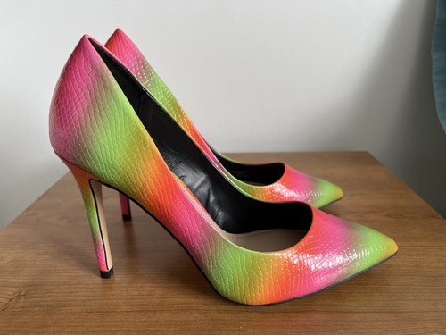 Faith high heels shoes rainbow - faith,