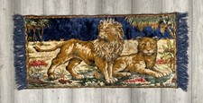 Vintage Lion Tapestry Rug