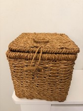 Vintage Woven Wicker Rattan