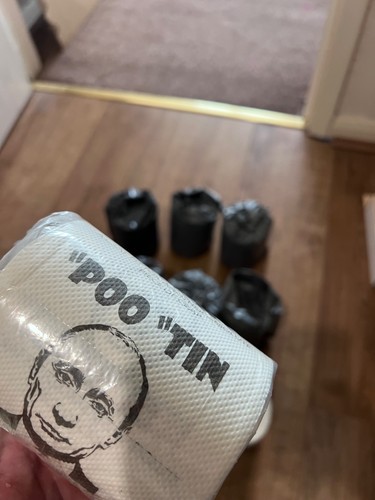 Novelty putin toilet - novelty, roll