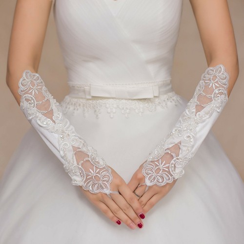Bride wedding party gloves - bride,
