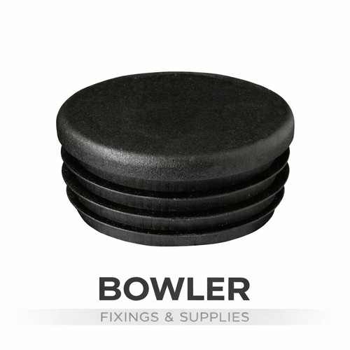 Round platic tube insert black - platic,