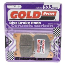 Goldfren S33 Brake Pads Rear For Yamaha FZ 750 1985-1986