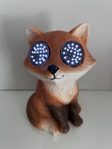 New solar powered animal fox - animal,