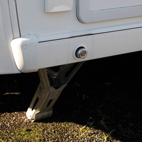 Heavy duty caravan leg corner - heavy,