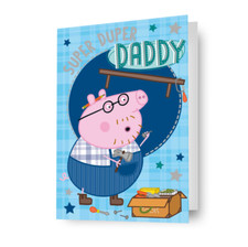 Daddy Birthday Card Peppa Pig