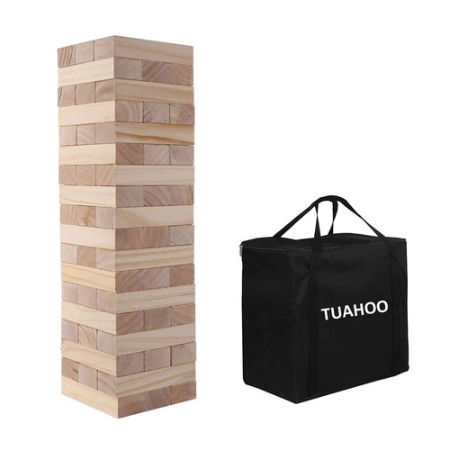 Giant tumble tower - tumble, wood