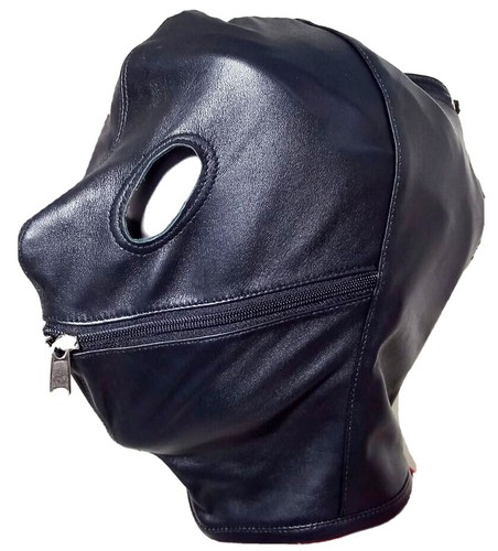 Genuine real leather - leather, black
