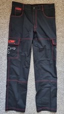 NEW OLD STOCK MENS 34W LARGE LAZER MX CARGO/MECHANICS PANTS/COMBAT TROUSERS 