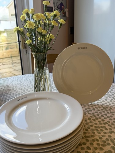 Charger porcelain white - charger, plates