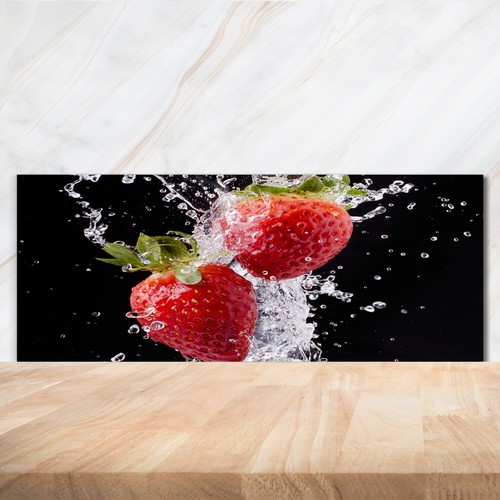 Kitchen glass splashback - glass,