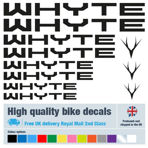Whyte bike decals - , /