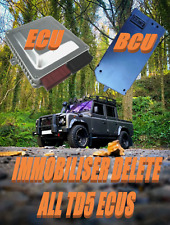 Land Rover Defender + Discovery 2 TD5 IMMOBILISER DELETE service MSB NNN ECU BCU