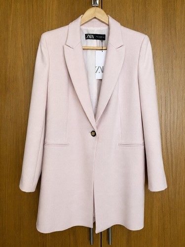 Zara pink long blazer size - blazer,