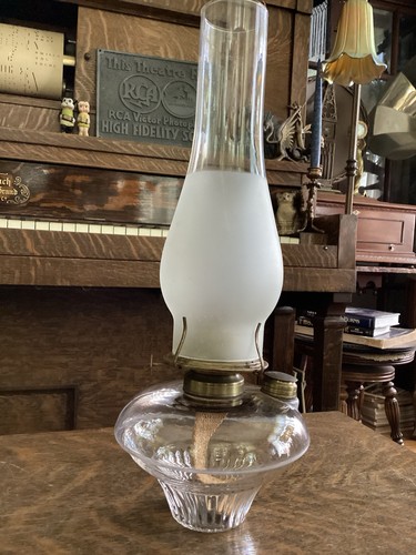 Oil lamp bracket clear - oil,