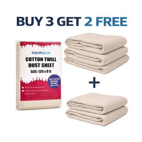 Dust sheet cotton heavy - sheet, duty