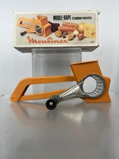 Vintage Moulinex 441 Mouli Grater Hand Crank Drum Shredder France Boxed Orange