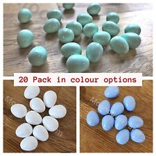 20 x DUMMY EGGS SMALL FOR CANARY, FINCHES  CAGE & AVIARY BIRDS in options