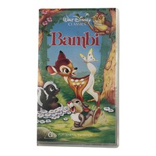 Disney Bambi VHS Video Tape