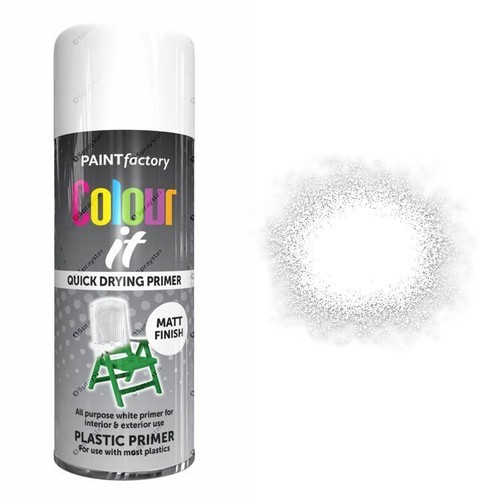 Colour white plastic primer - colour,