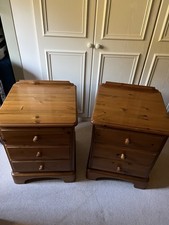Pair Bedside Drawers Tables