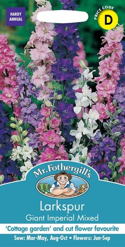 Fothergill larkspur seeds - fothergill's,