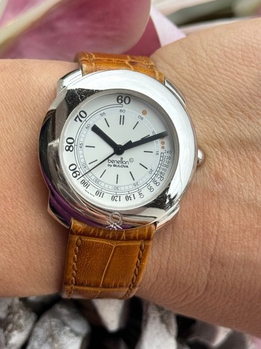 Benetton bulova watch - by,