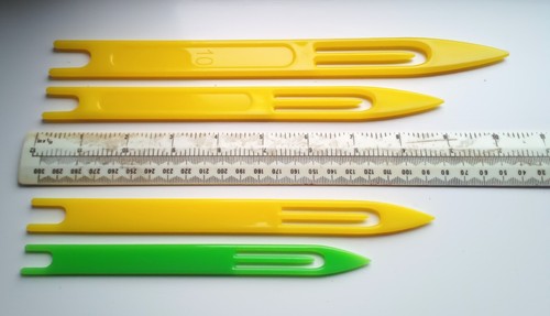 Purse net making needles - making,
