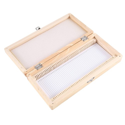 Wooden slide storage box - box, holds