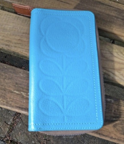 Orla kiely leather blue flower - kiely,