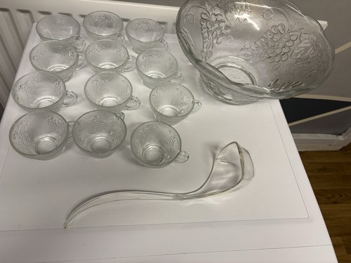 Clear pressed glass - clear,