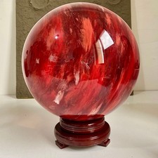 Crystal Sphere - Fire Polished Crystal Ball - 51.4LB