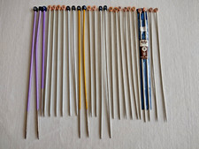 Vintage Knitting Needles Bundle Ariel & Atan Mixed Sizes - All Metal