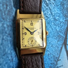 Art Deco 18k Solid Gold Patek