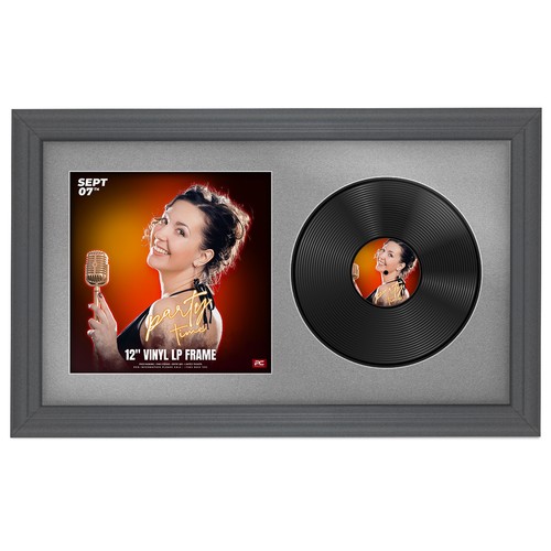 Vinyl record frame - 12",