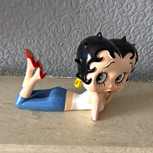 Betty boop lying down figurine - boop,