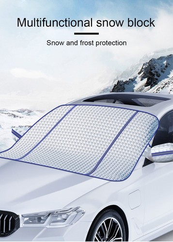 Vehicle windscreen cover - vehicle, snow
