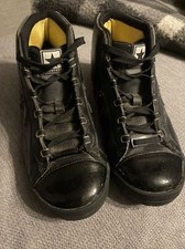 CONVERSE * STAR PLAYER MID * ATHLETIC SHOES ~ BLACK ~ 6 Leather Mid Top Sneakers