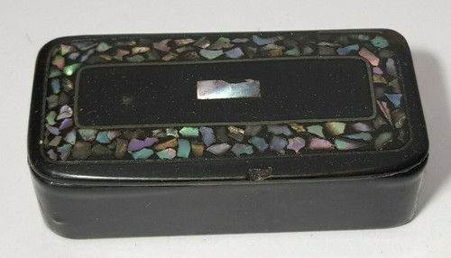 Antique victorian snuff box - snuff,