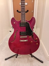 Washburn HB-30 Electric guitar in Burgundy Red.