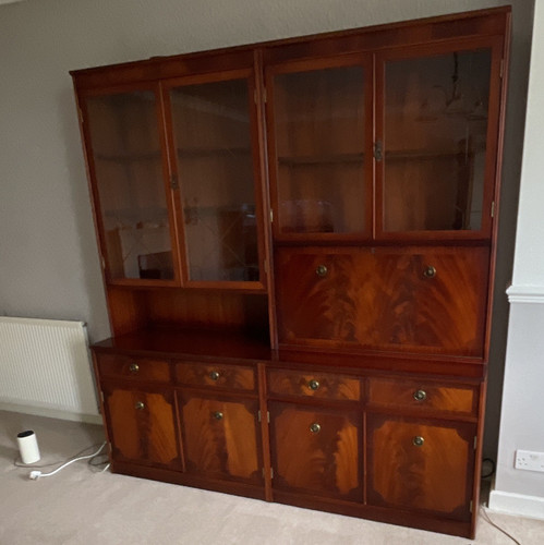 Brown wood glass - wood, &