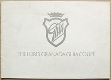 FORD Granada Ghia Coupe Car Sales Brochure June 1974 Ref FA202
